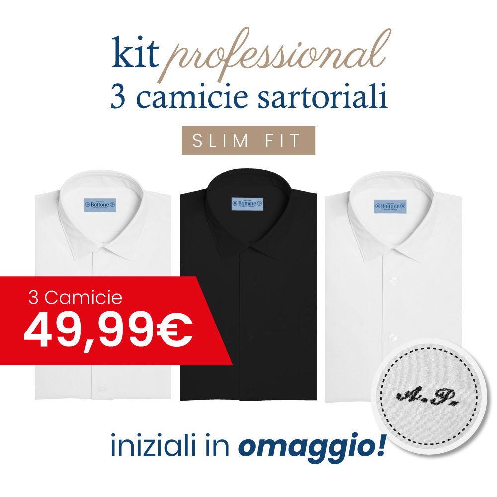 3 Camicie PROFESSIONAL Sartoriali - SLIM