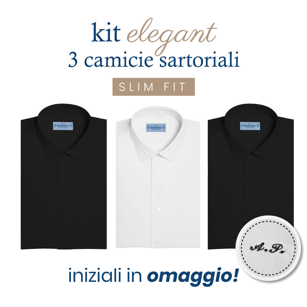 3 Camicie ELEGANT Sartoriali - SLIM