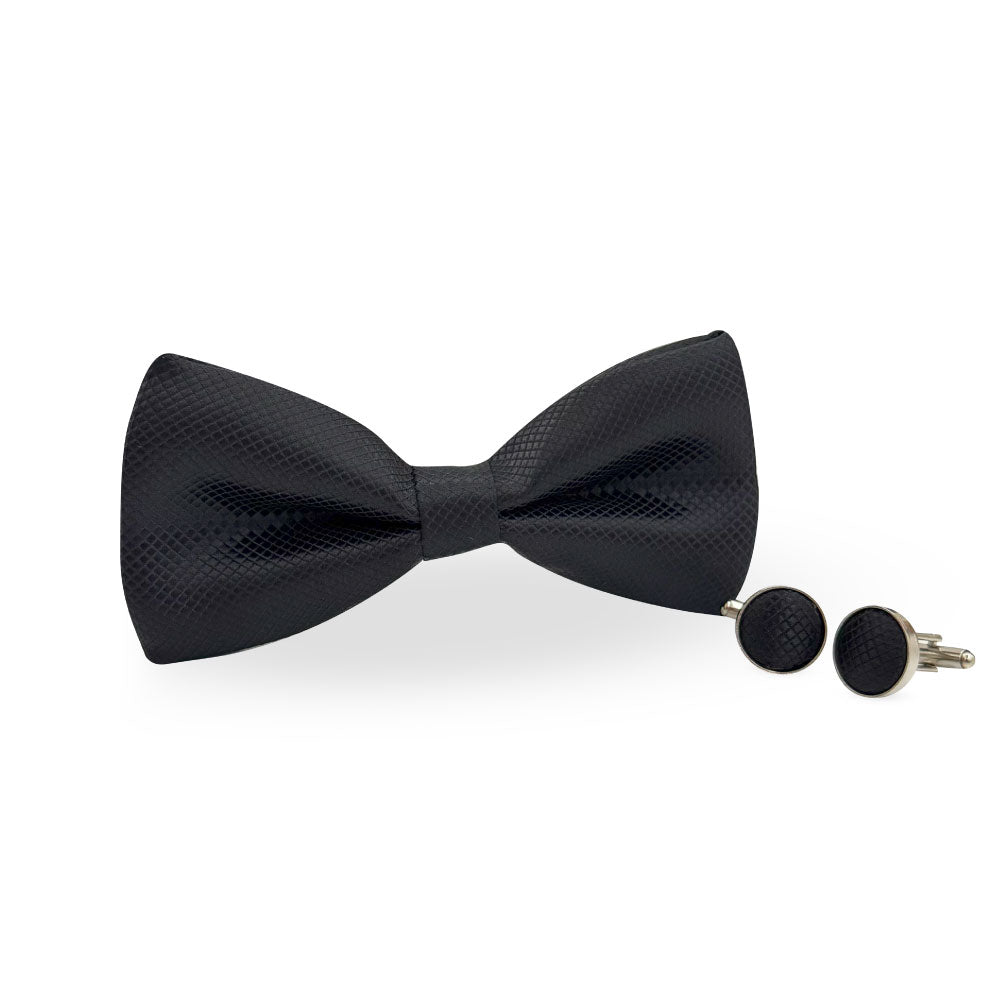 Papillon nero con gemelli