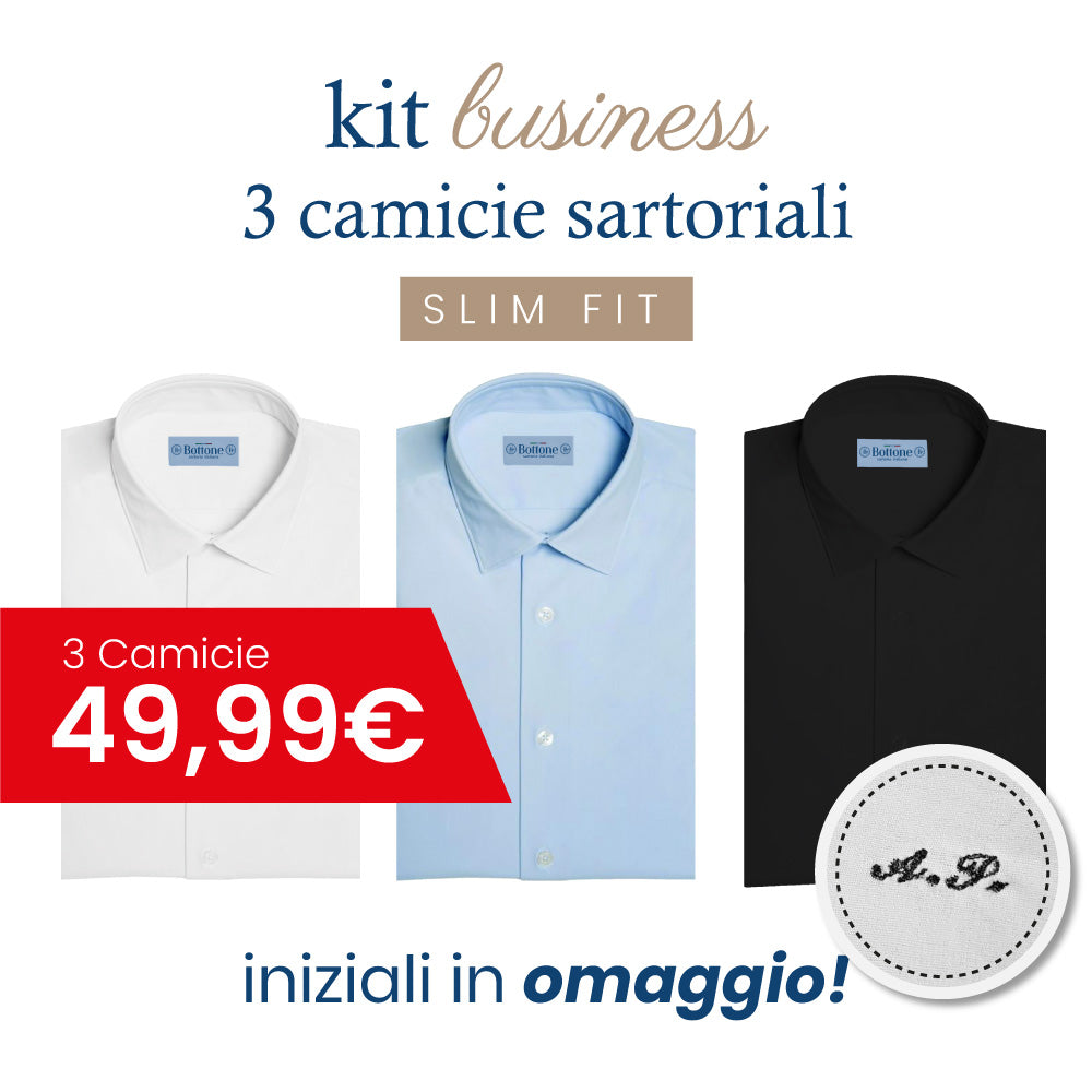 3 Camicie BUSINESS Sartoriali - SLIM