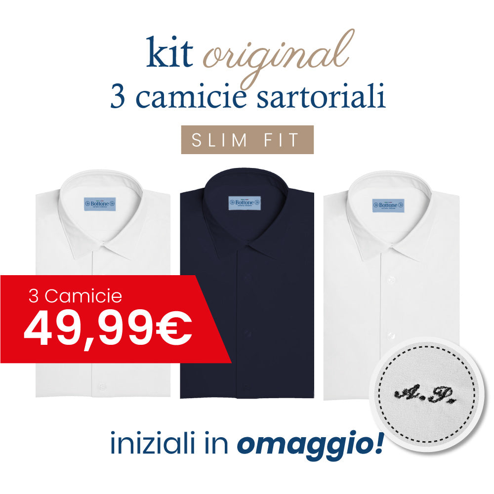 3 Camicie ORIGINAL Sartoriali - SLIM