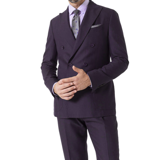 Abito Doppiopetto Viola - Made in Italy