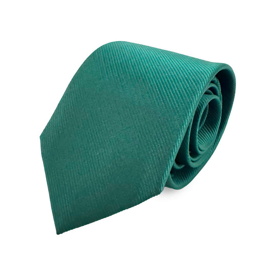 Cravatta verde con trama linee
