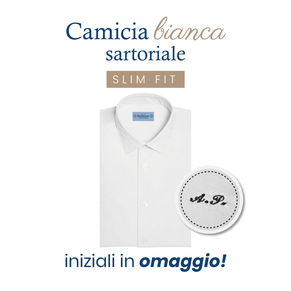 Camicia Bianca Sartoriale - SLIM