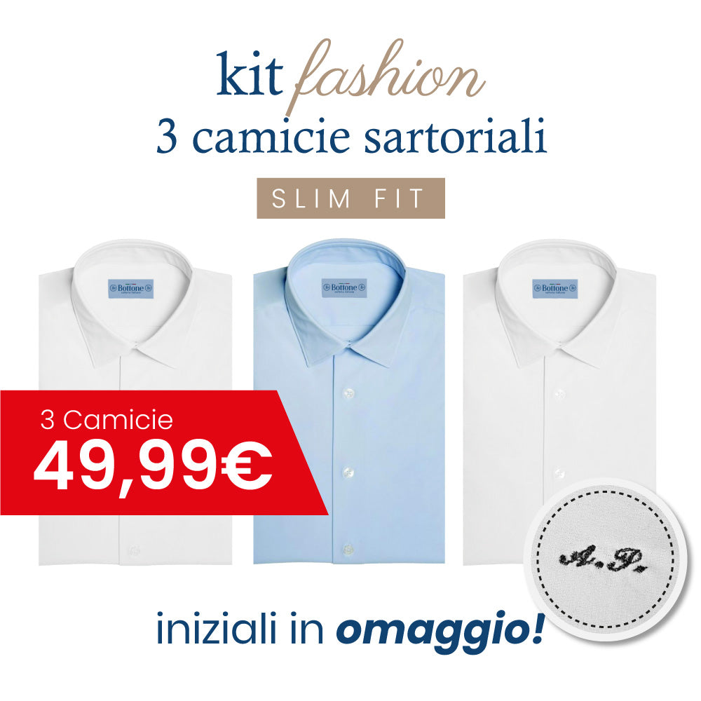 3 Camicie FASHION Sartoriali - SLIM